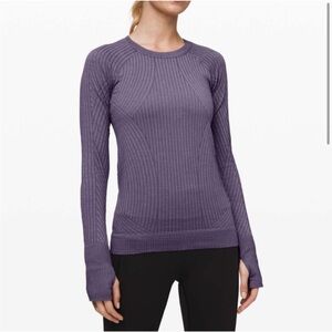 LuluLemon Rest Easy Ribbed Long Sleeve Top- size 6